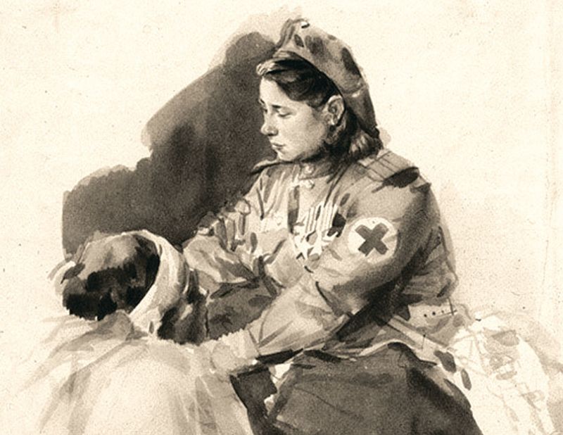 Рисунок "Ласковые Руки". Автор Виктор Климашин.
